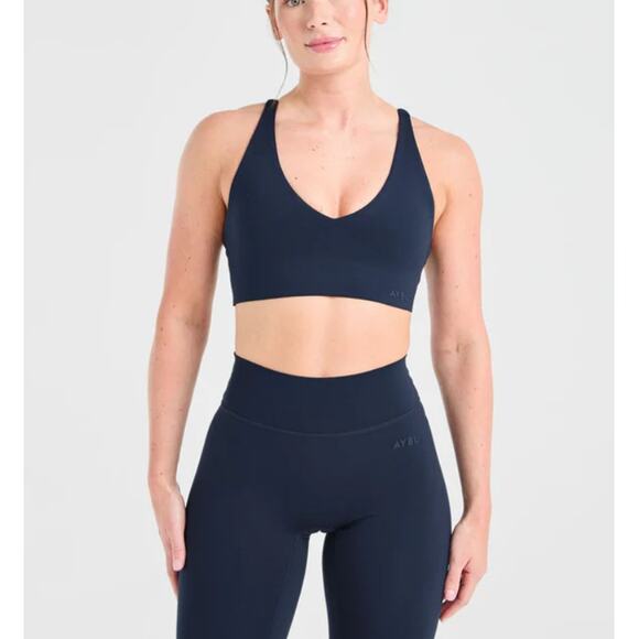 AYBL Navy Staple Sports Bra Size L - Picture 1 of 10